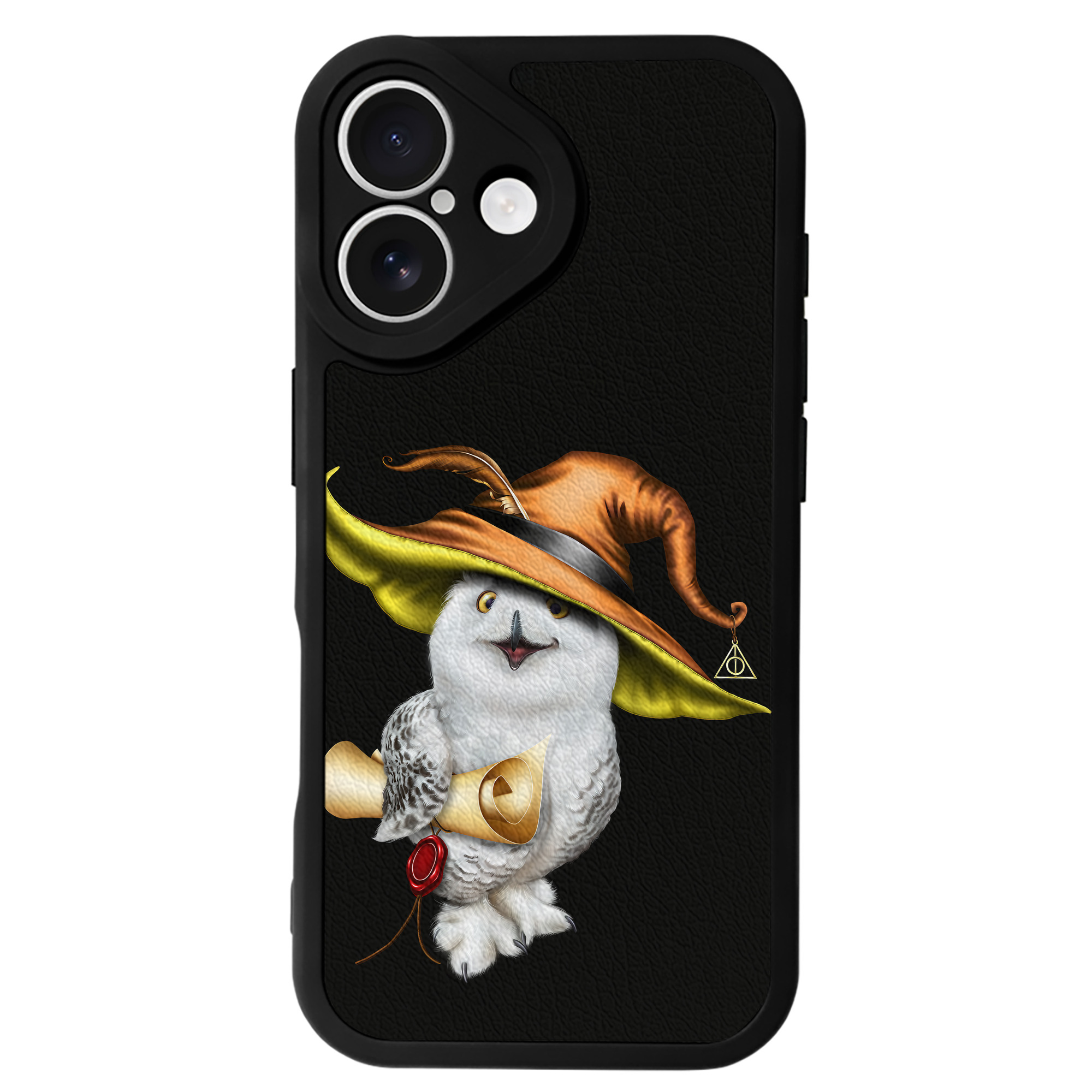 （画像用） Harry Potter ハリー・ポッターシリーズ 【iPhone 16シリーズ対応】シリコンスマホケース（レザー調） 材質：シリコン
